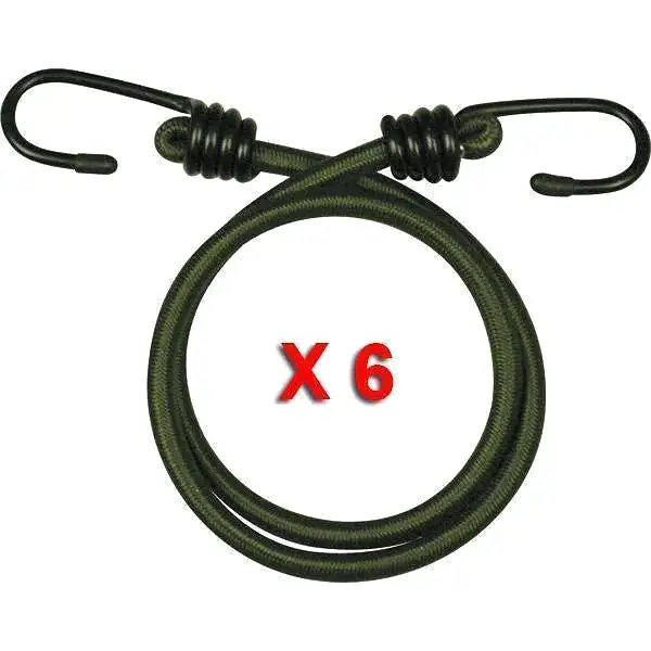 18 Olive Elastic Bungees