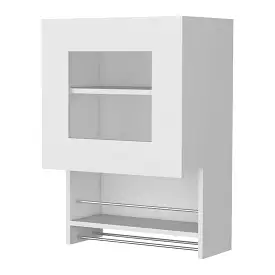 20 White Accent Cabinet With Two Shelves