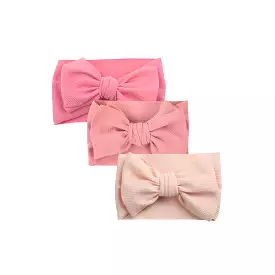 3-Piece Adjustable Baby Headband Bow Set #3