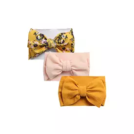 3-Piece Adjustable Baby Headband Bow Set #6