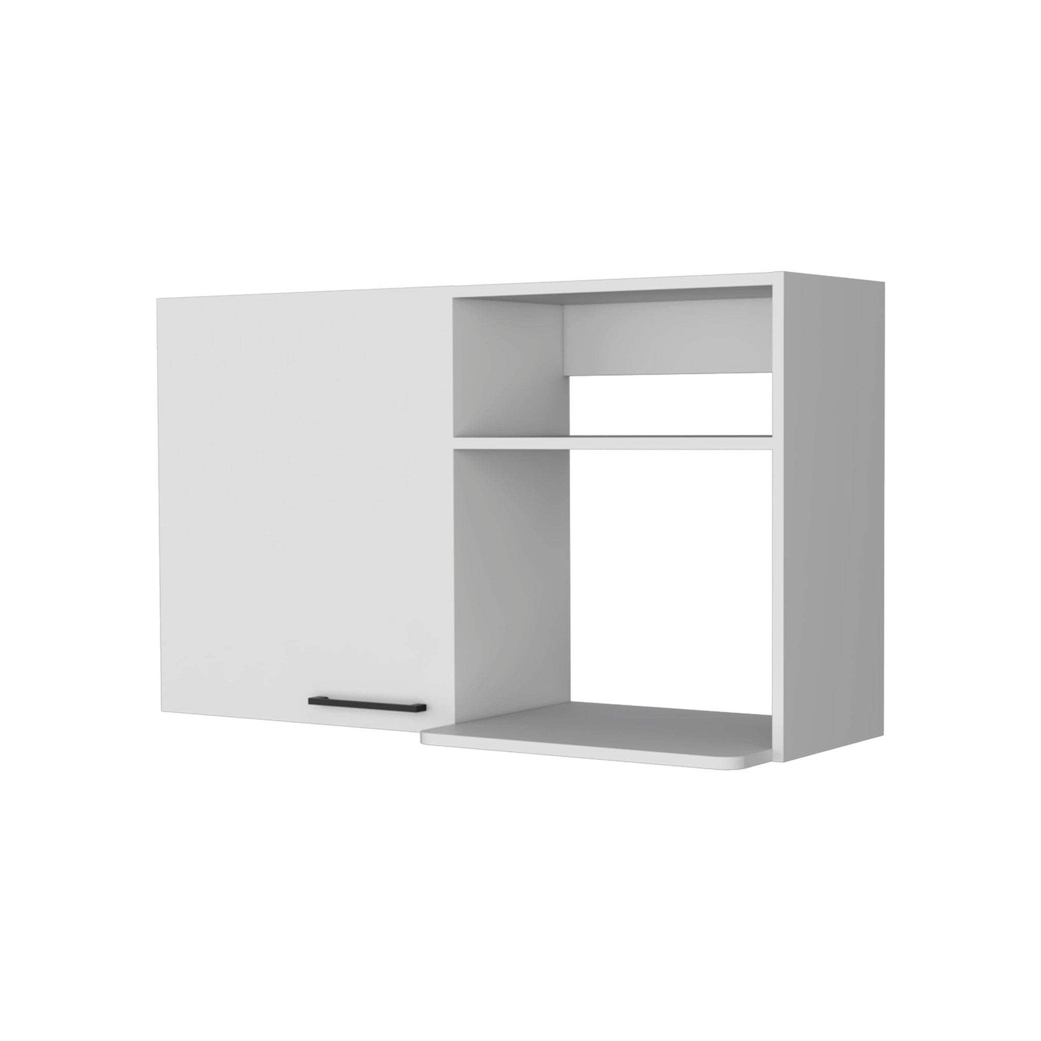 39 White Accent Cabinet With Two Shelves