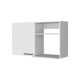 39 White Accent Cabinet With Two Shelves