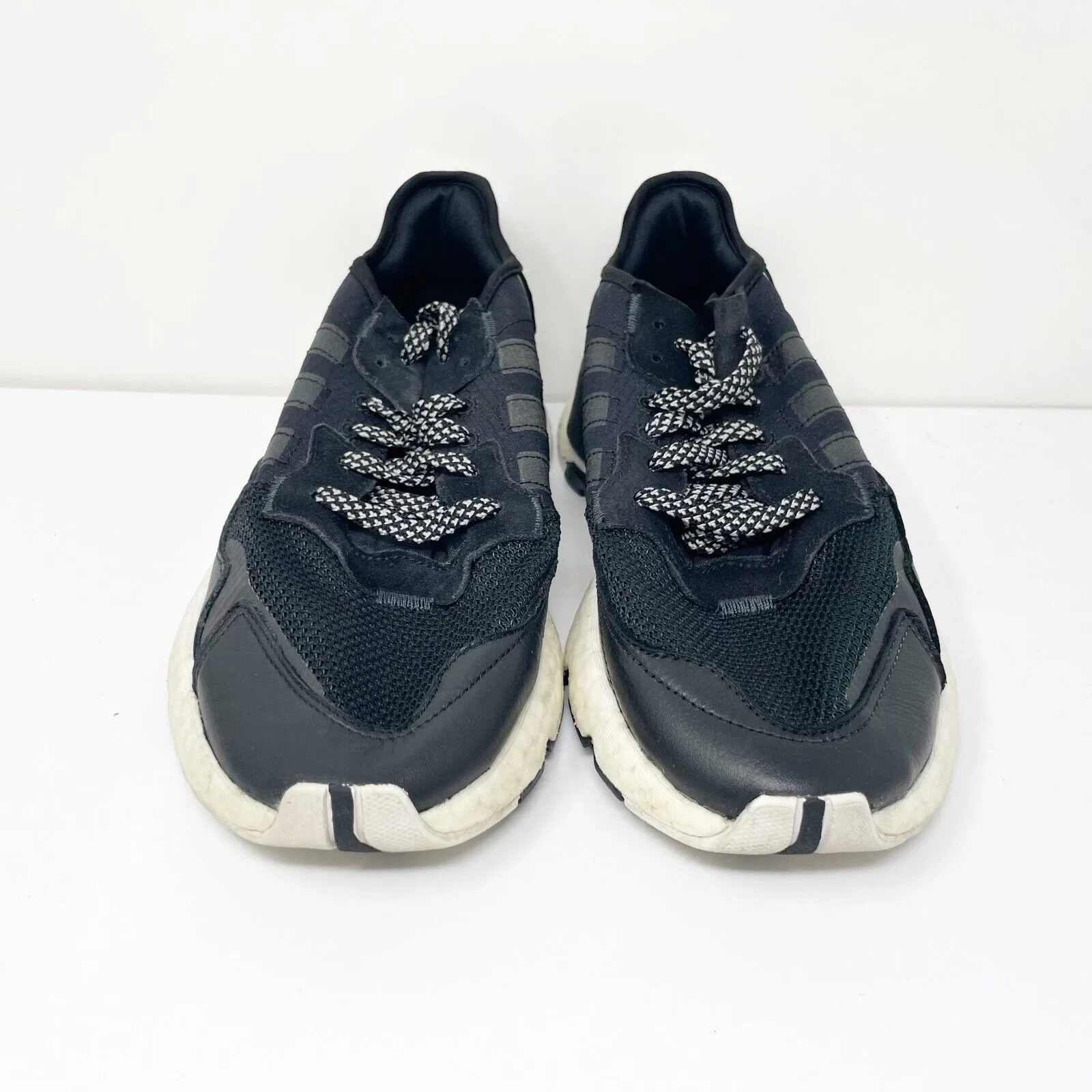 Adidas Mens Nite Jogger EF6254 Black Running Shoes Sneakers Size 9