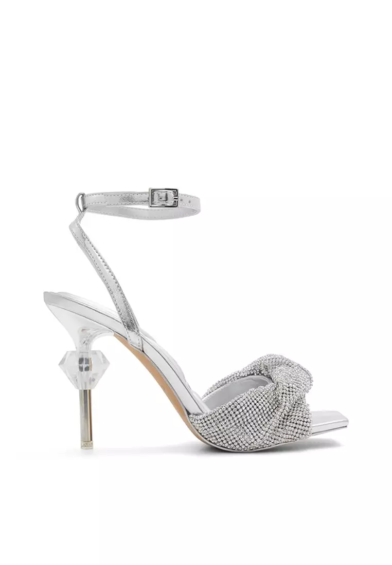 ALDO Diya Ankle Strap Diamond Heels