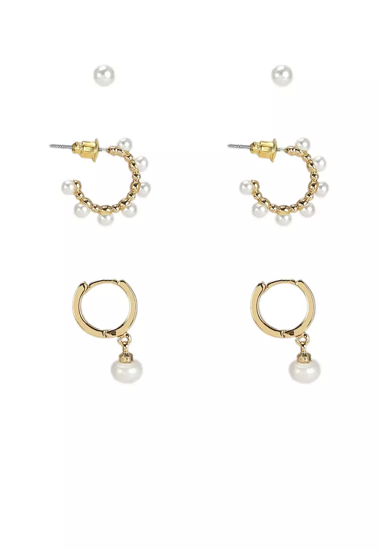 ALDO Millia Multipack Pearl Earrings