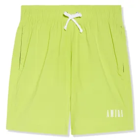 Amiri Core Logo Swim Shorts Lime