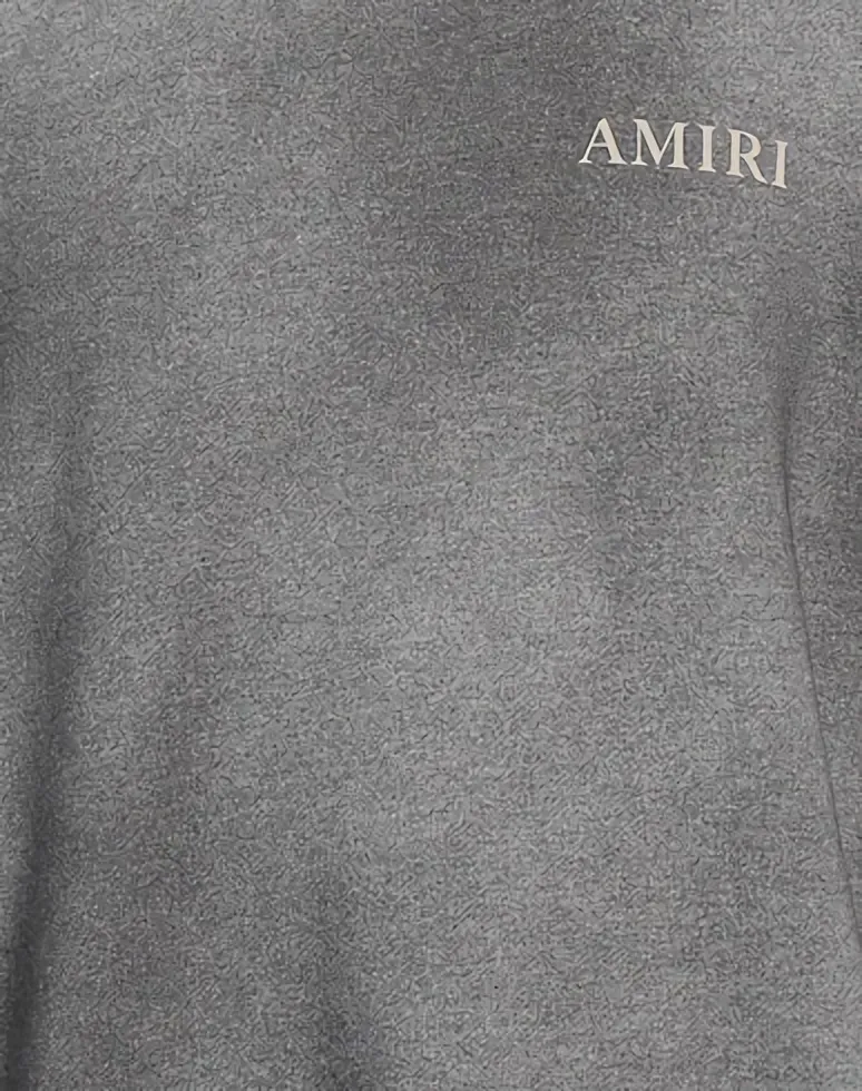 AMIRI  |Crew Neck Street Style Long Sleeves Plain Cotton Logo