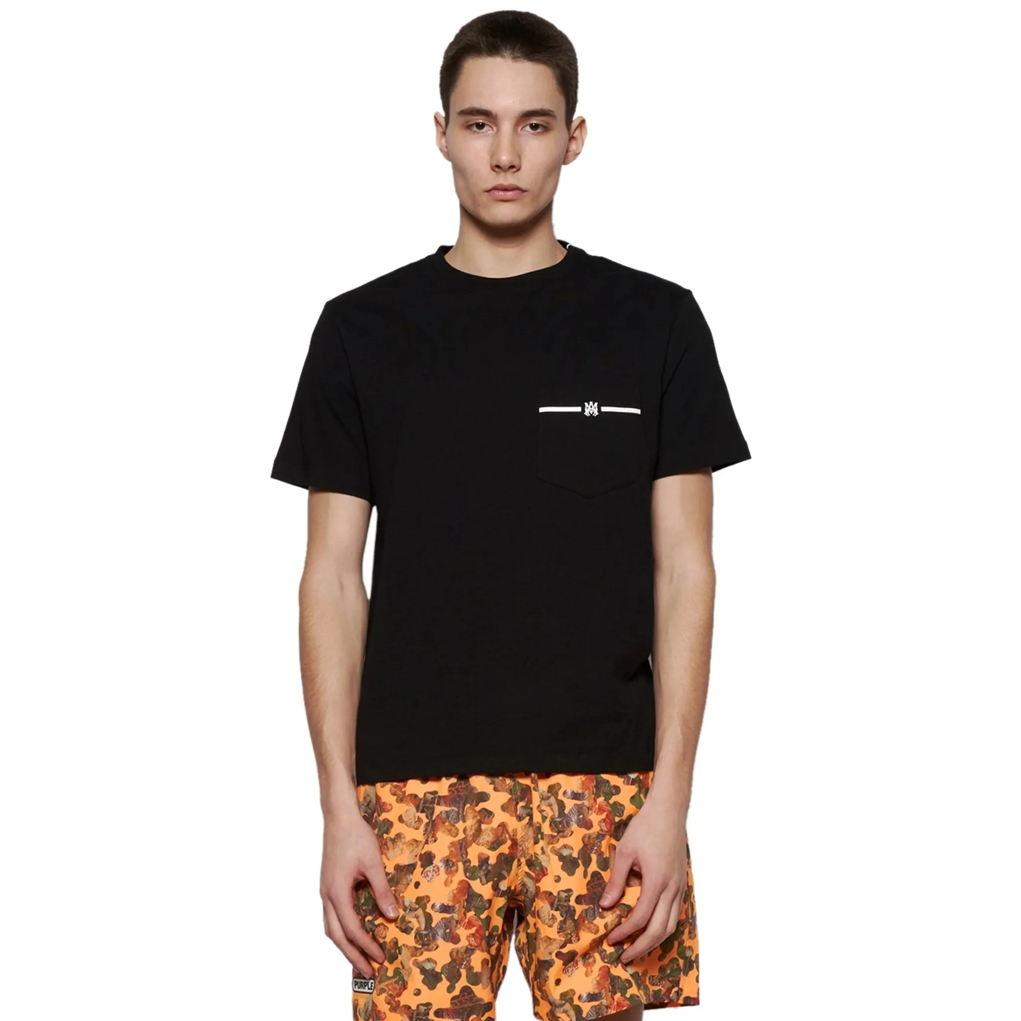 Amiri MA Pocket Black T Shirt