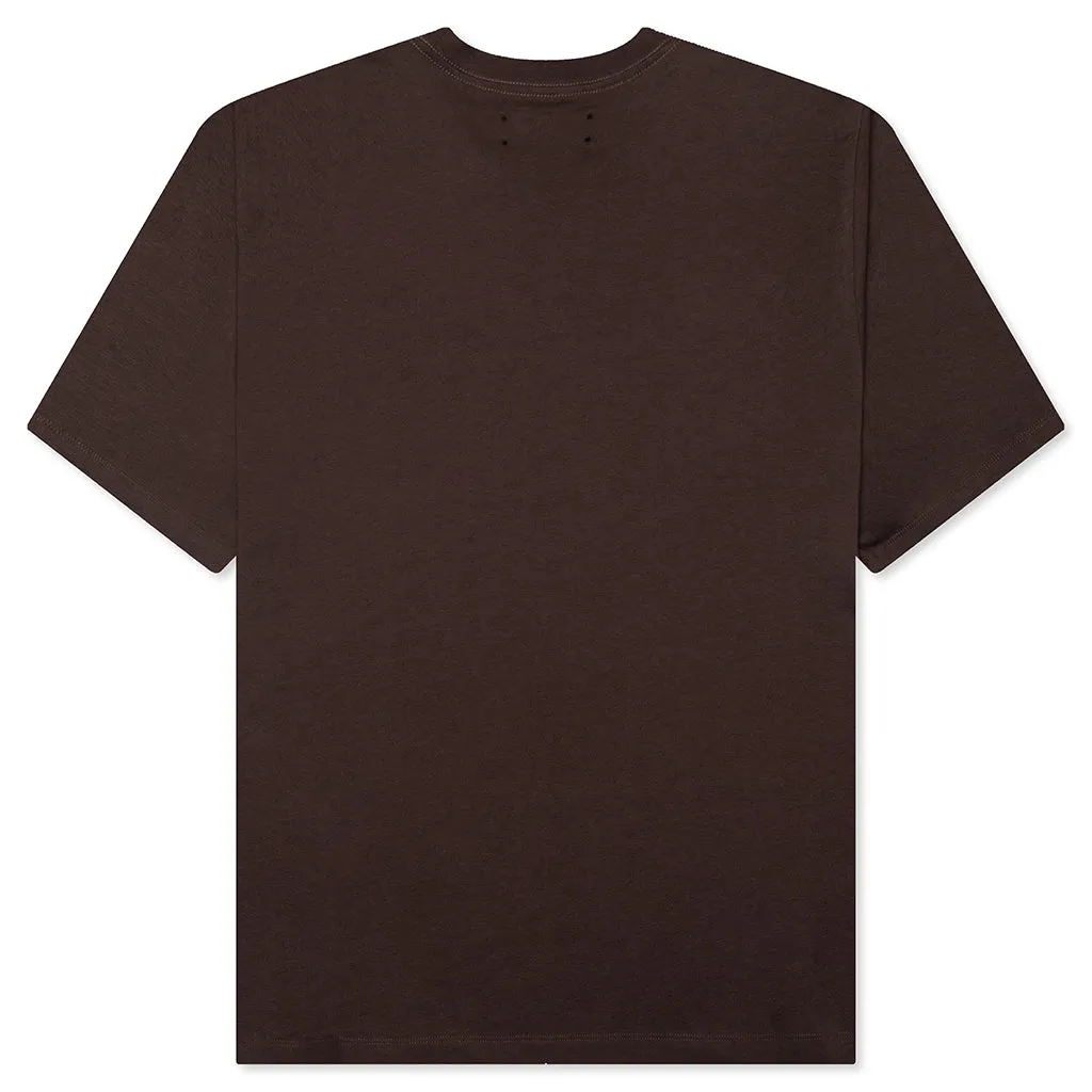 Amiri Stitch Tee - Shaved Chocolate