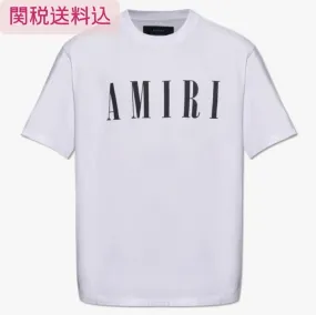 AMIRI  |Street Style Plain Cotton Short Sleeves Logo T-Shirts