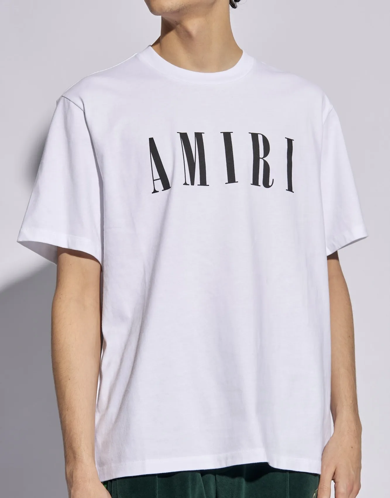 AMIRI  |Street Style Plain Cotton Short Sleeves Logo T-Shirts