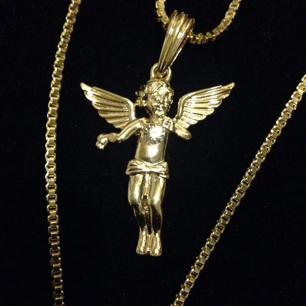 Angel / Jesus Piece with Stones Set