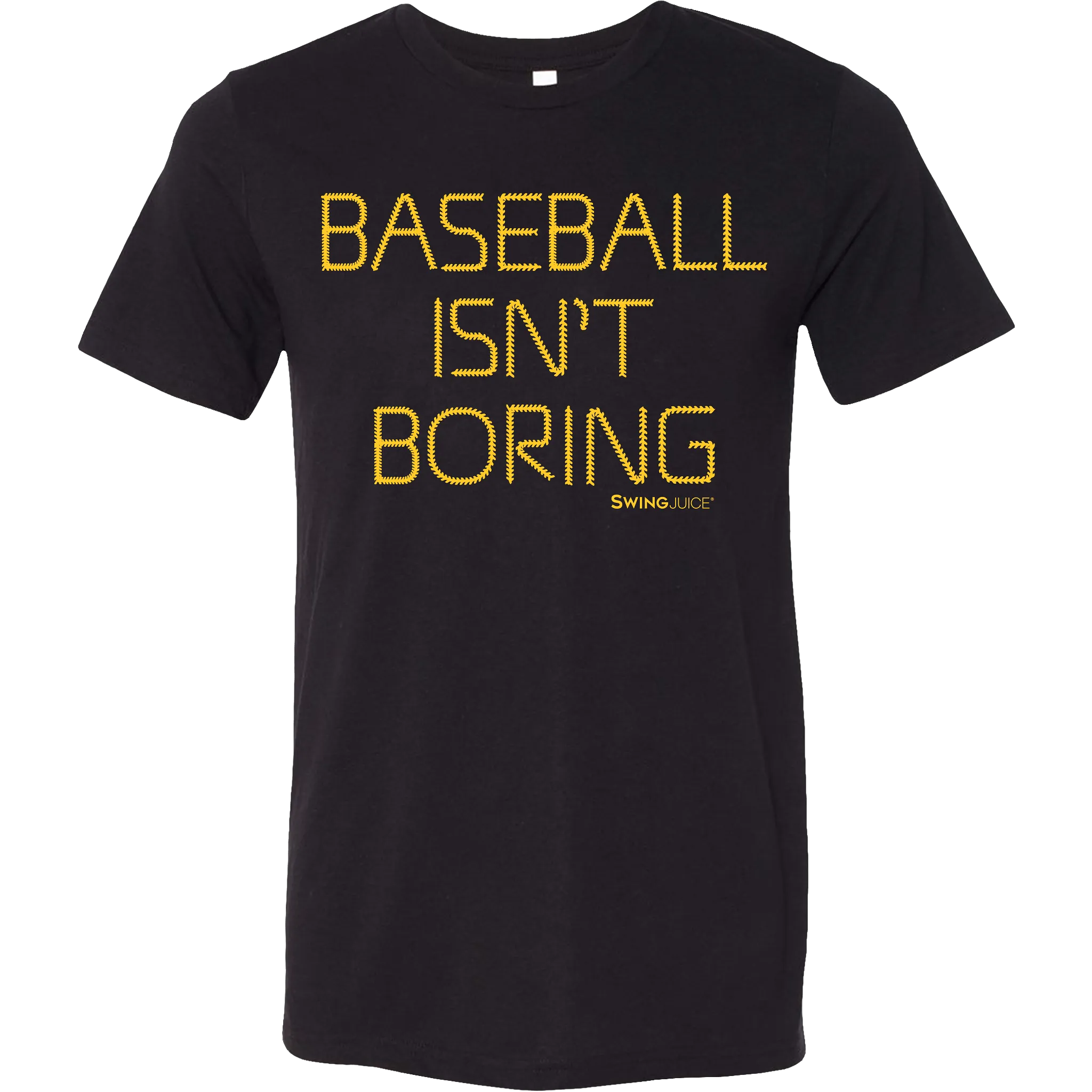 Baseball Official Baseball Isn't Boring Unisex T-Shirt Blk