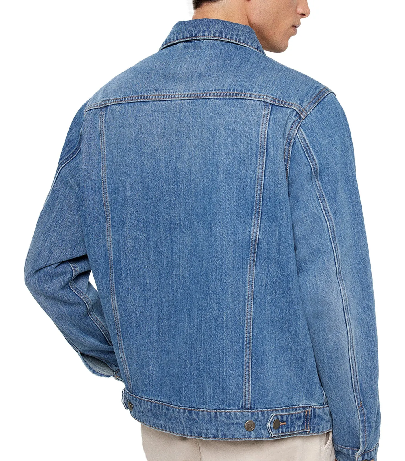 Basic Denim Jacket Blue