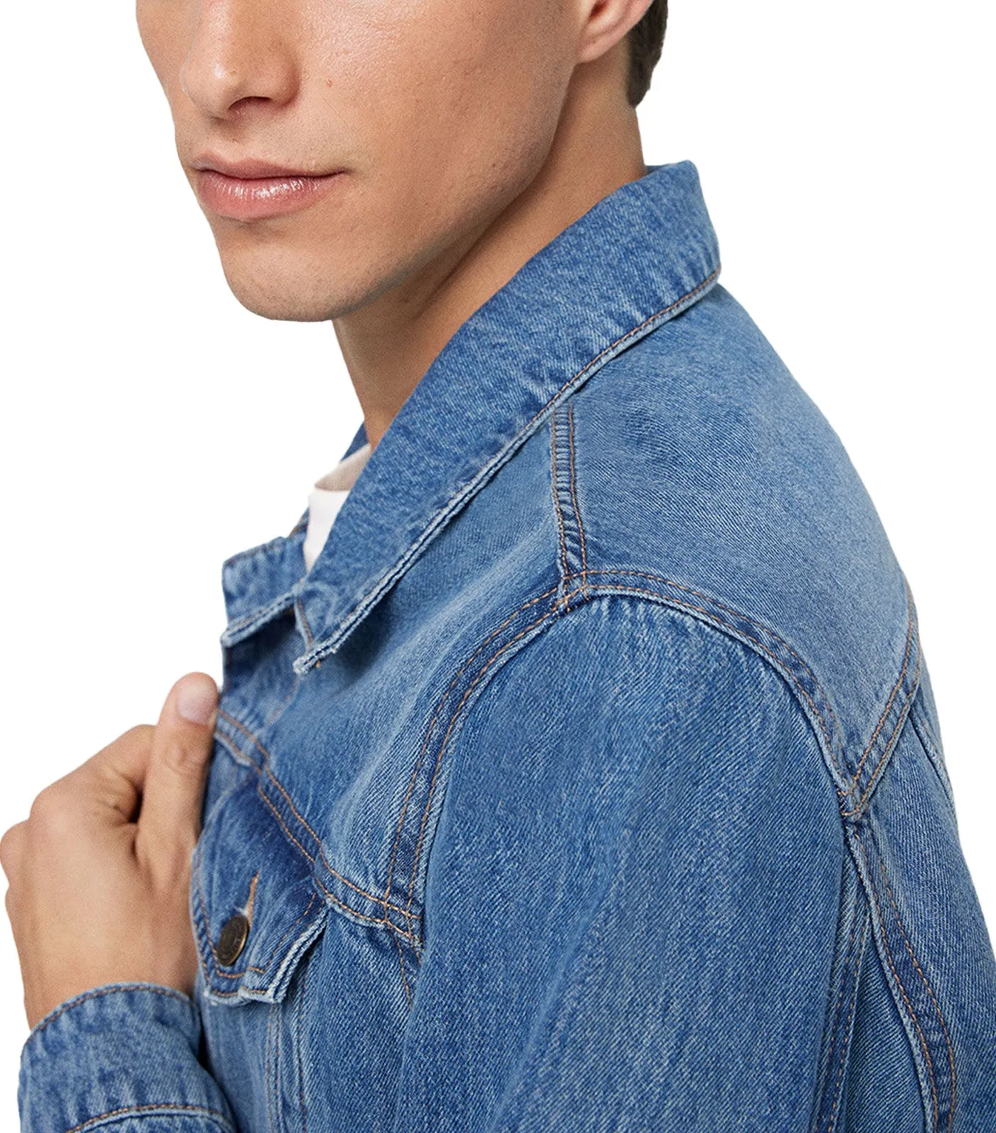 Basic Denim Jacket Blue