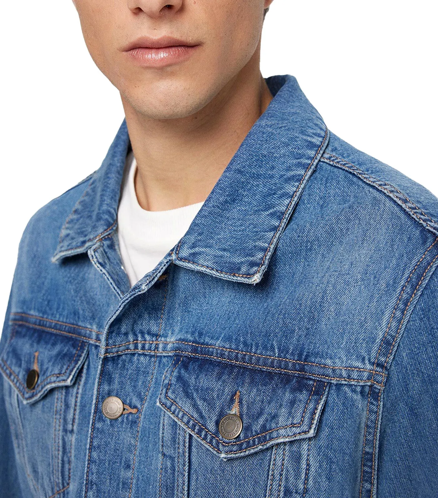 Basic Denim Jacket Blue