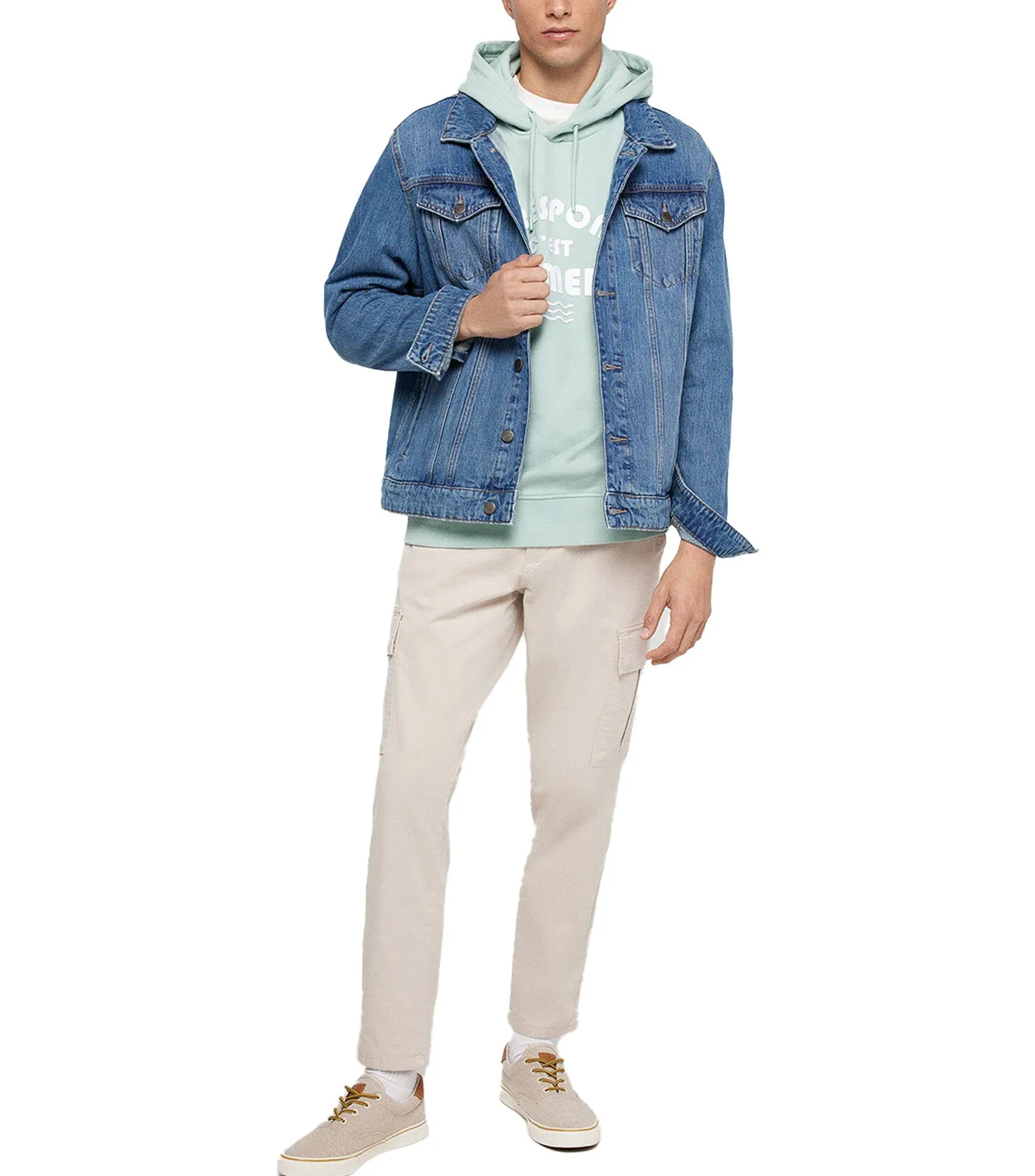 Basic Denim Jacket Blue