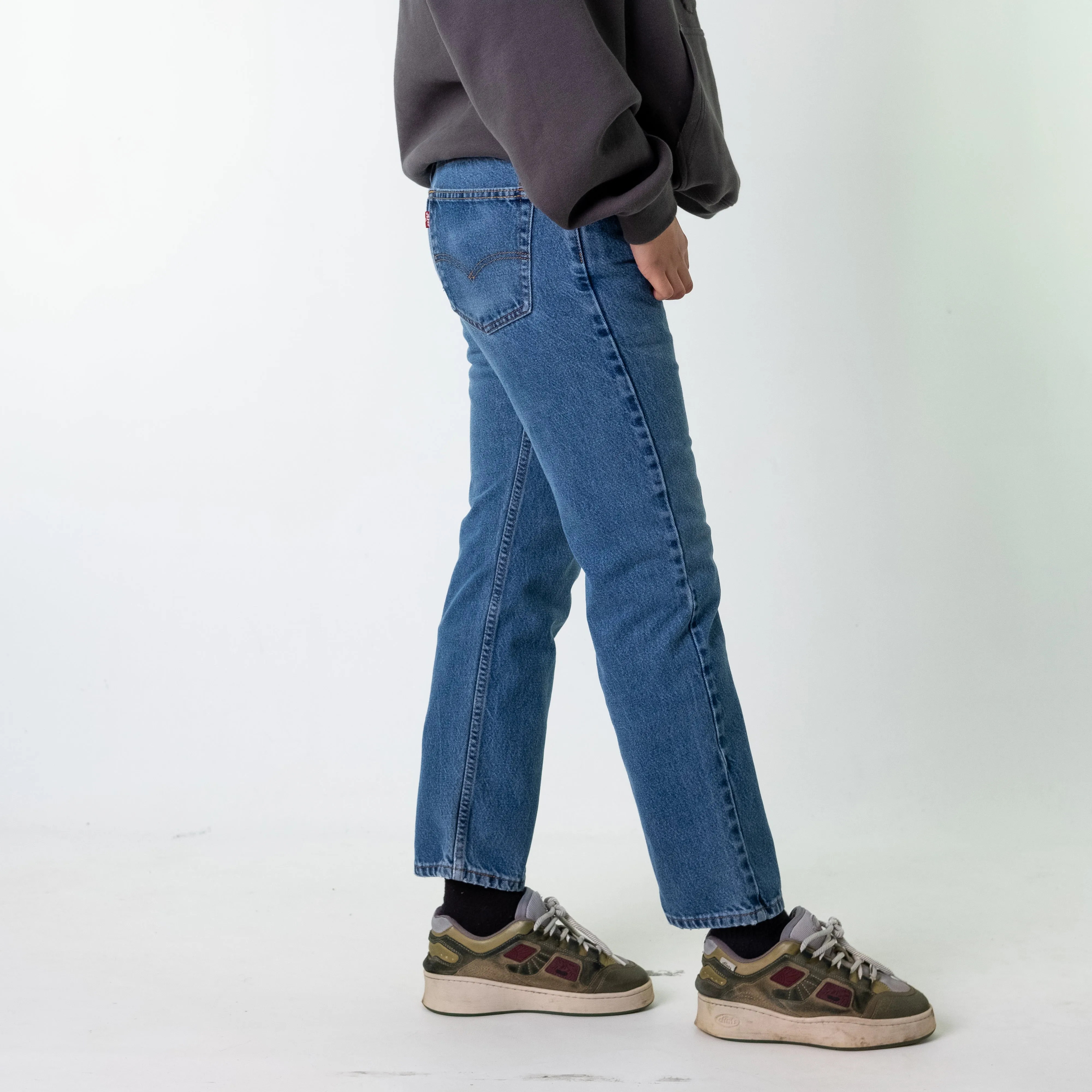 Blue Denim 90s Levi's 505 Cargo Skater Trousers Pants Jeans (32x30)