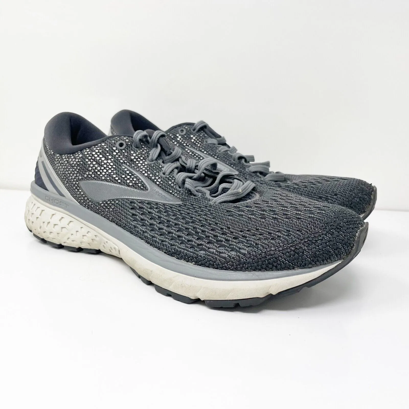 Brooks Mens Ghost 11 1102881D003 Gray Running Shoes Sneakers Size 9.5 D