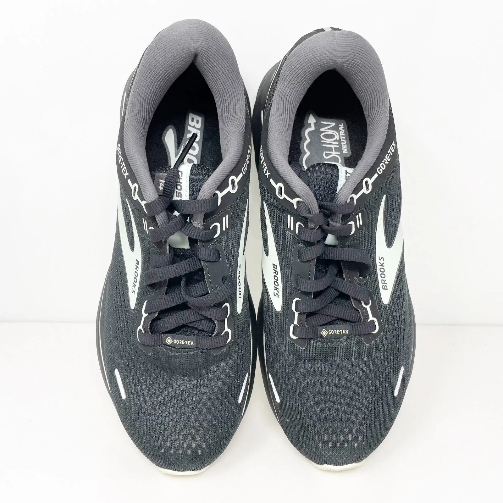 Brooks Womens Ghost 14 GTX 1203551B015 Black Running Shoes Sneakers Size 7.5 B