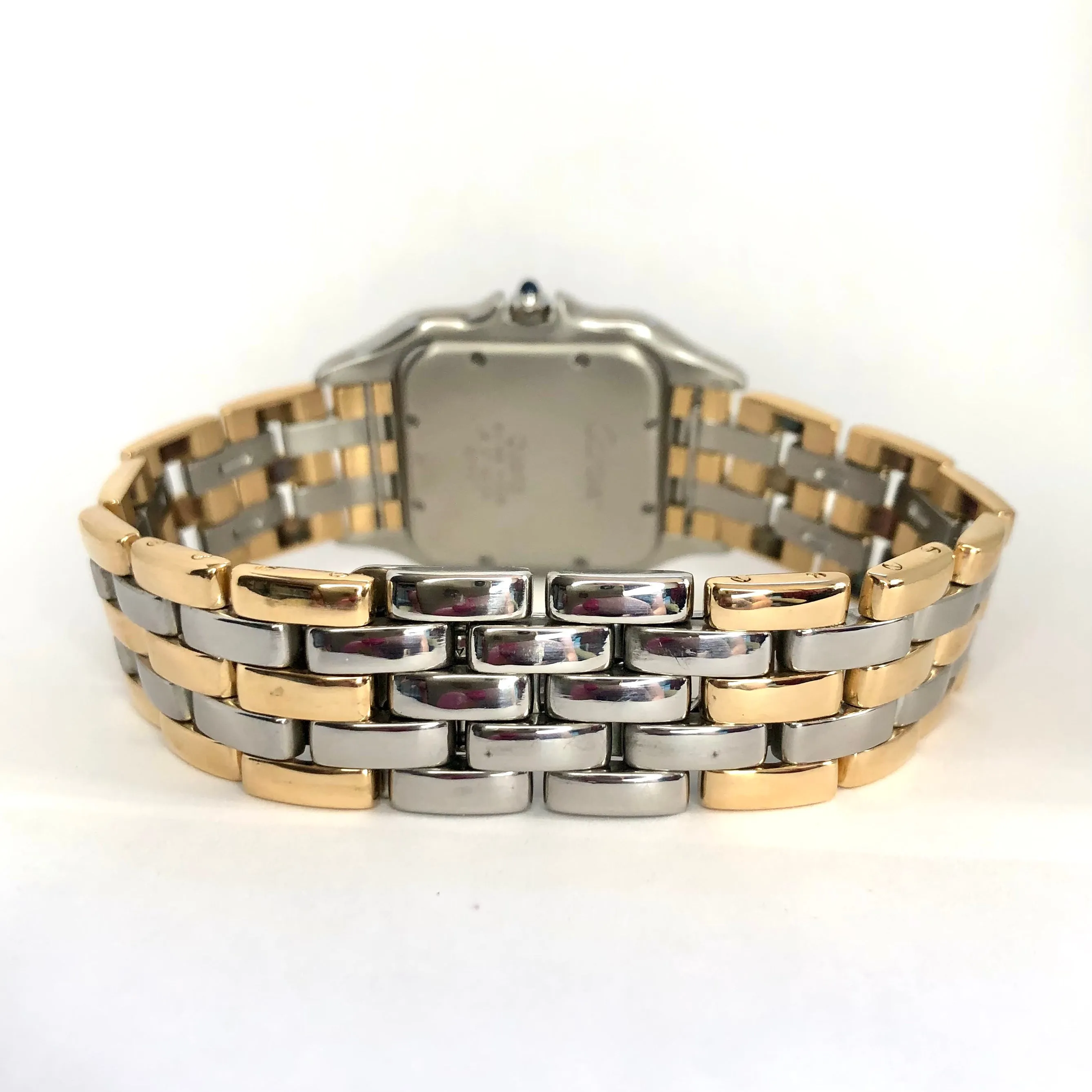 CARTIER PANTHERE 29mm 3 Row Gold 0.55TCW DIAMOND Watch