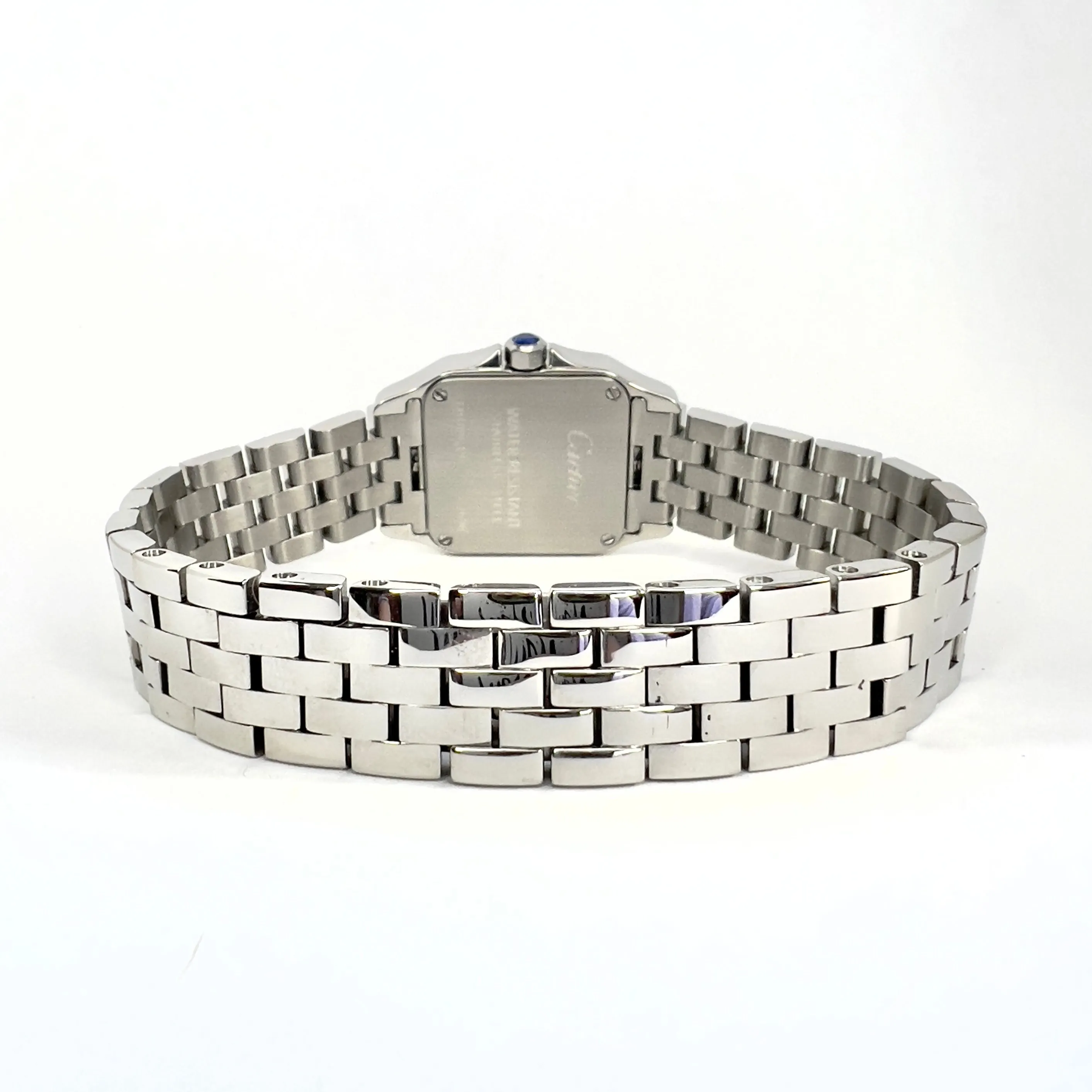 CARTIER SANTOS DEMOISELLE 2698 Quartz 20mm Steel 1.05TCW Diamond Watch