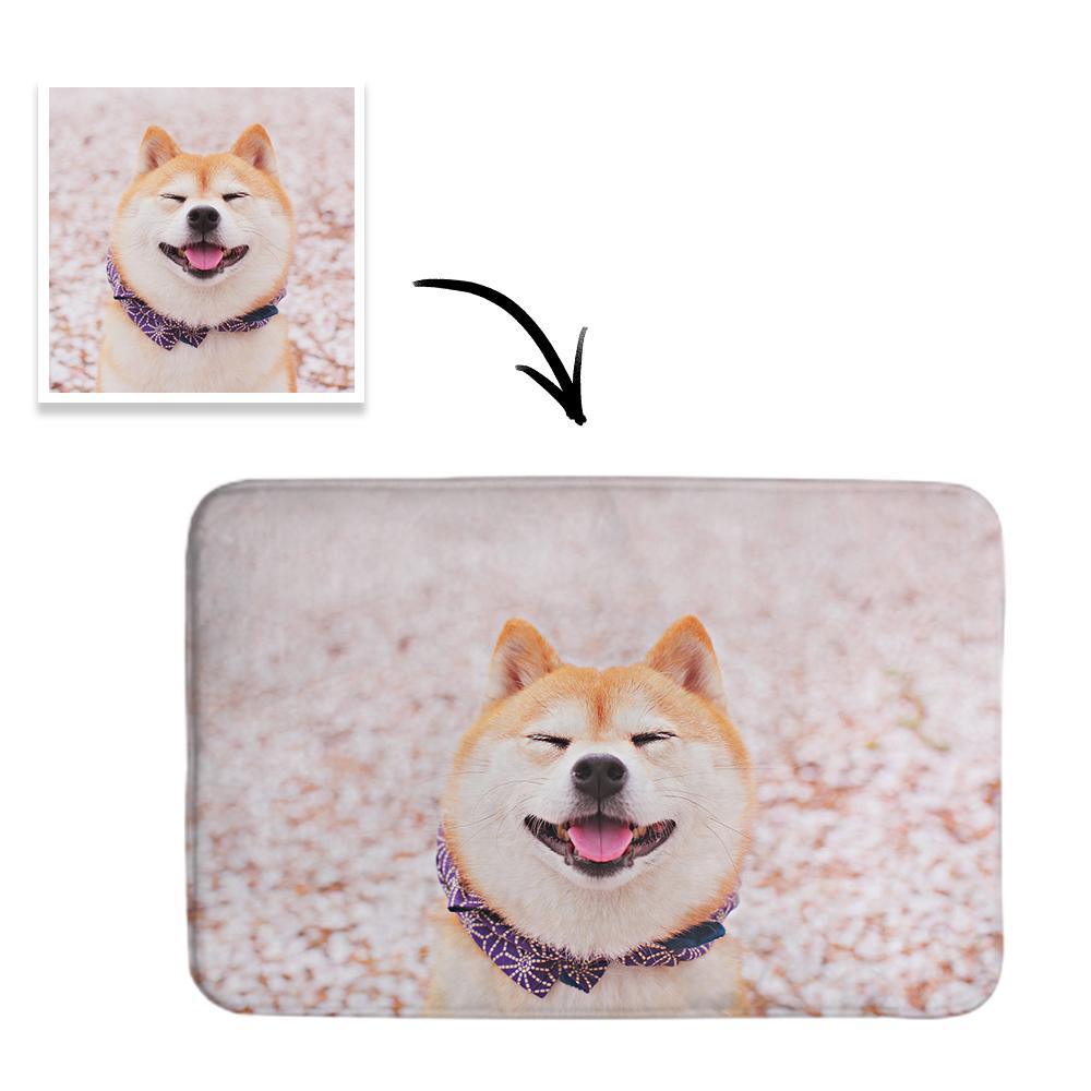 Custom Photo Bathroom Rug Set 3 Piece Personalized Non Slip Bath Mat