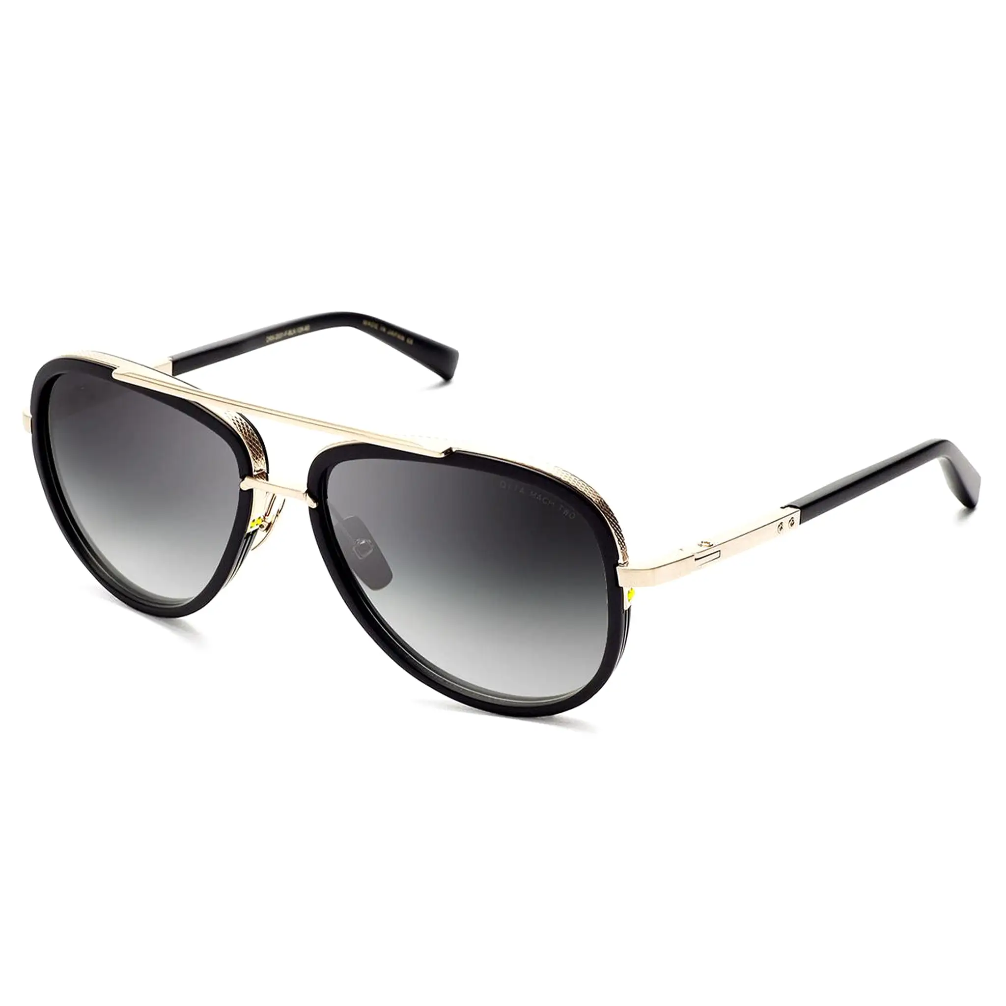 Dita Eyewear Mach Two Black White Gold Sunglasses