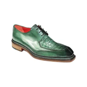 Fennix Marcus Men's Shoes Green Exotic Oxfords (FX1131)