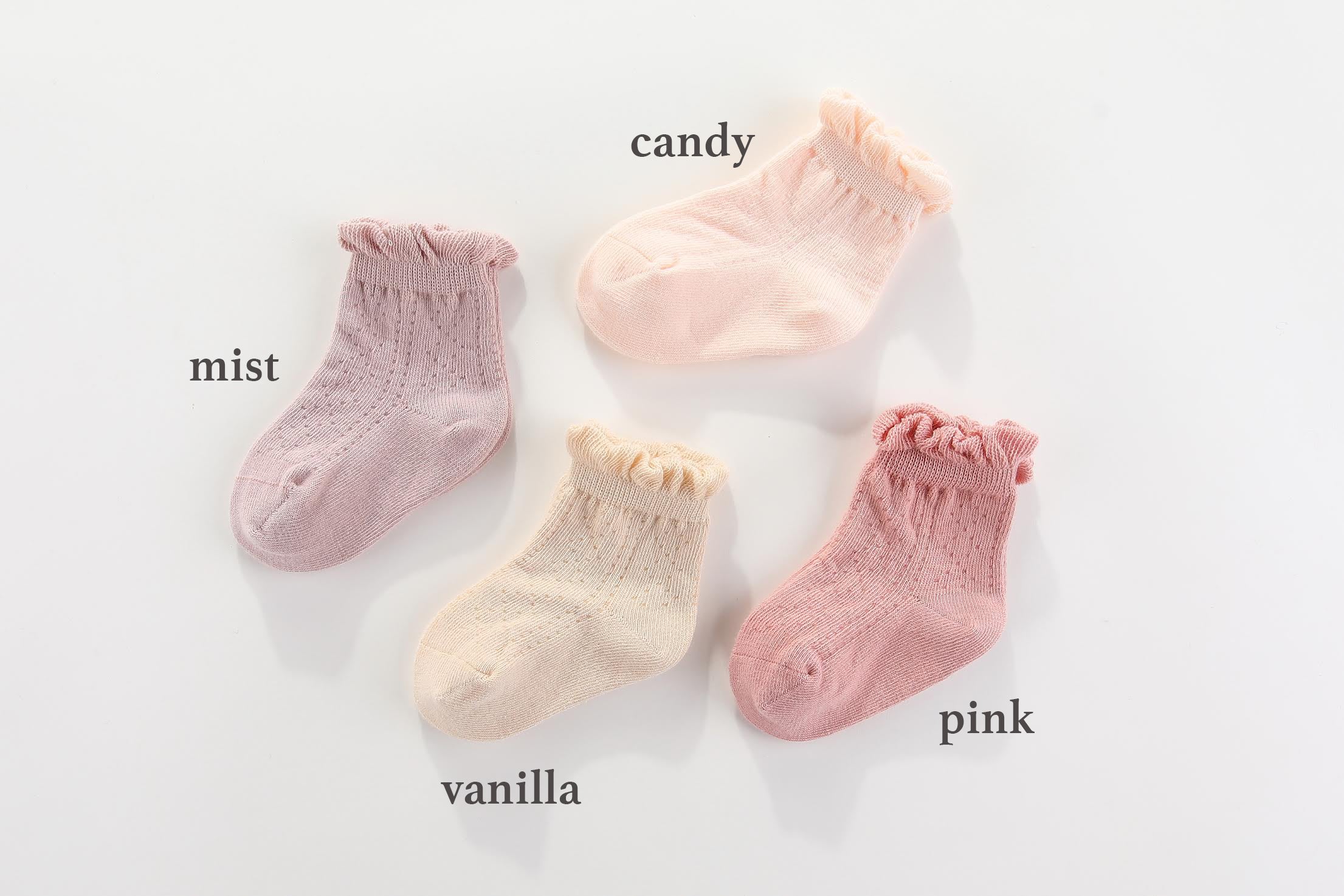 Frilly Crew Socks, single - 0-1, 1-2Y, 2-4Y, 4-6Y, 6-8Y