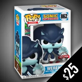 Funko Pop! Games: Sonic The Hedgehog: Werehog #862