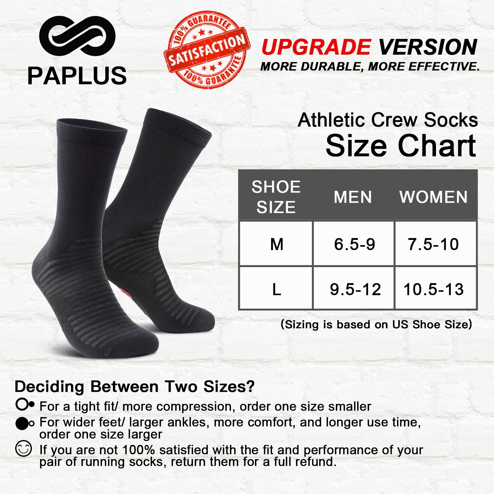 GECKOMAN x PAPLUS Athletic Crew Socks