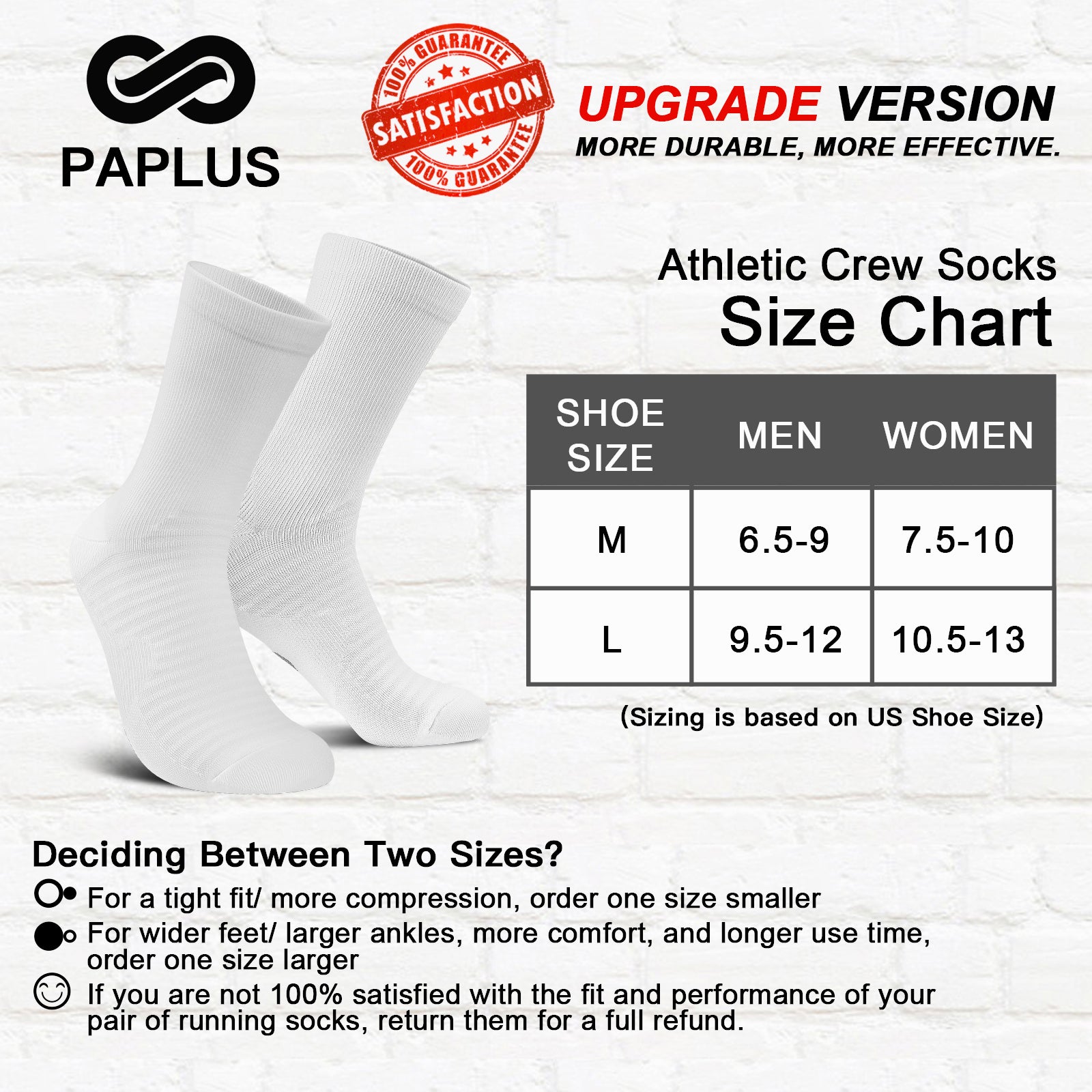 GECKOMAN x PAPLUS Athletic Crew Socks