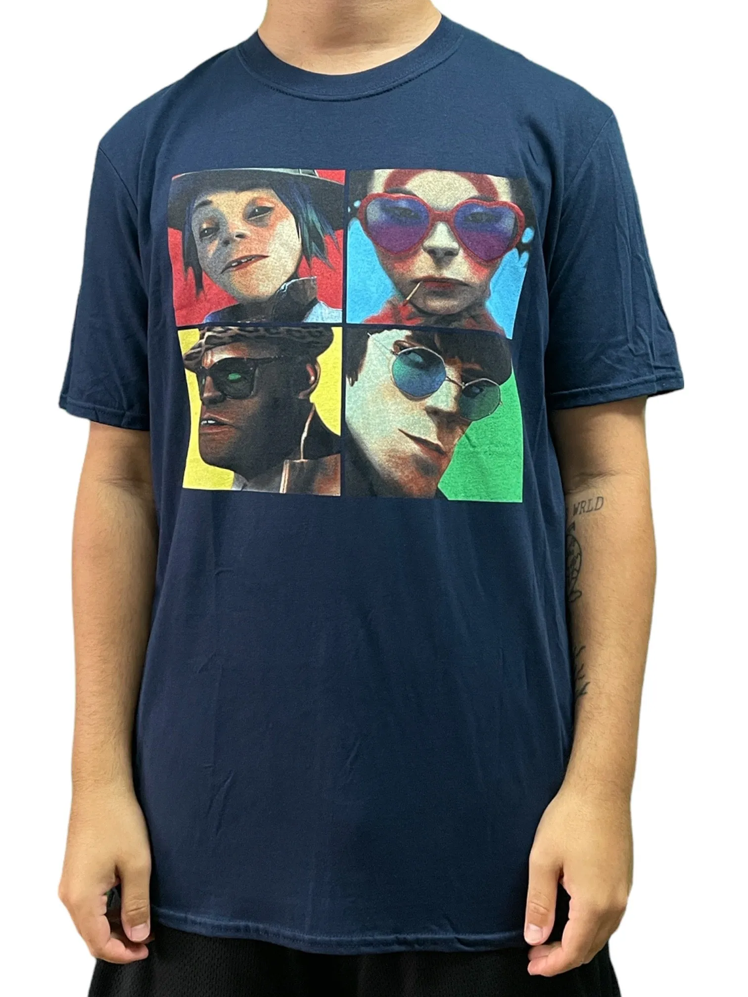 Gorillaz Humanz NAVY Unisex Official T Shirt Various Sizes