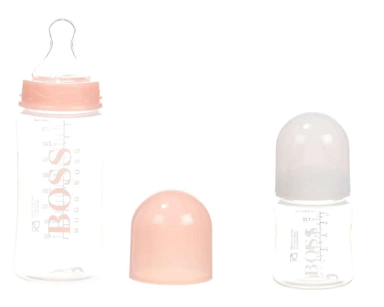 Hugo Boss Baby's J90Z10 N34 Two Bottle Set Pink White