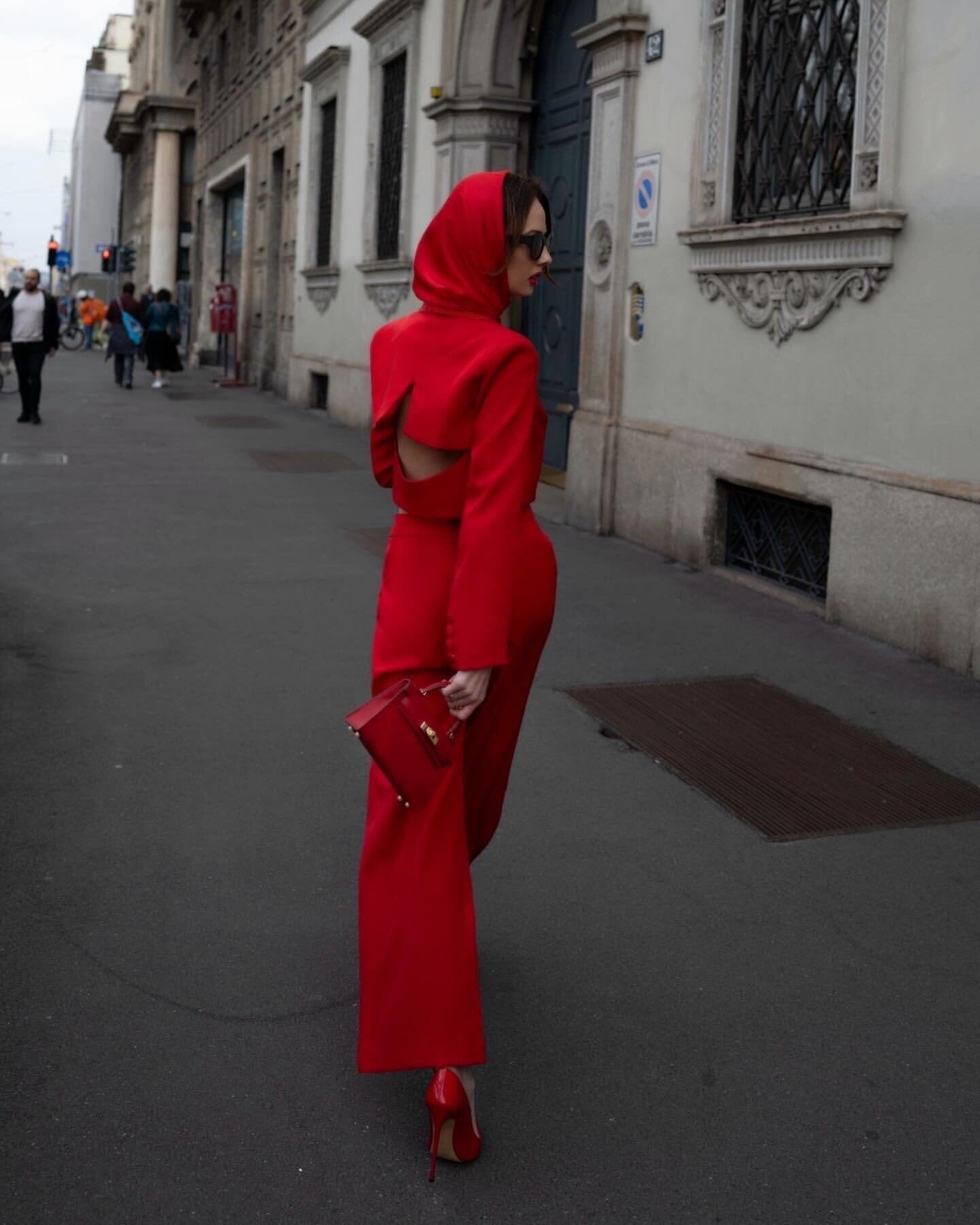 Juana Red Two Piece Set