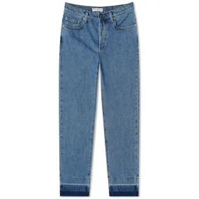 JW Anderson Raw Hem Slim JeansDenim Blue