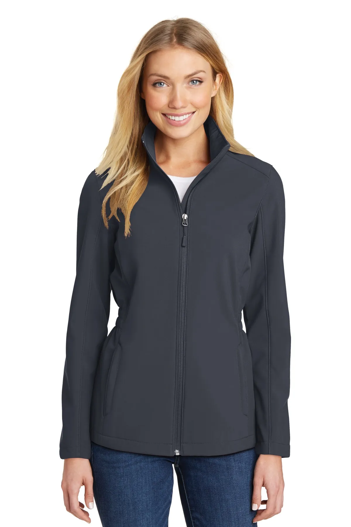 L334 Port Authority Ladies Cinch-Waist Soft Shell Jacket SKU: L334