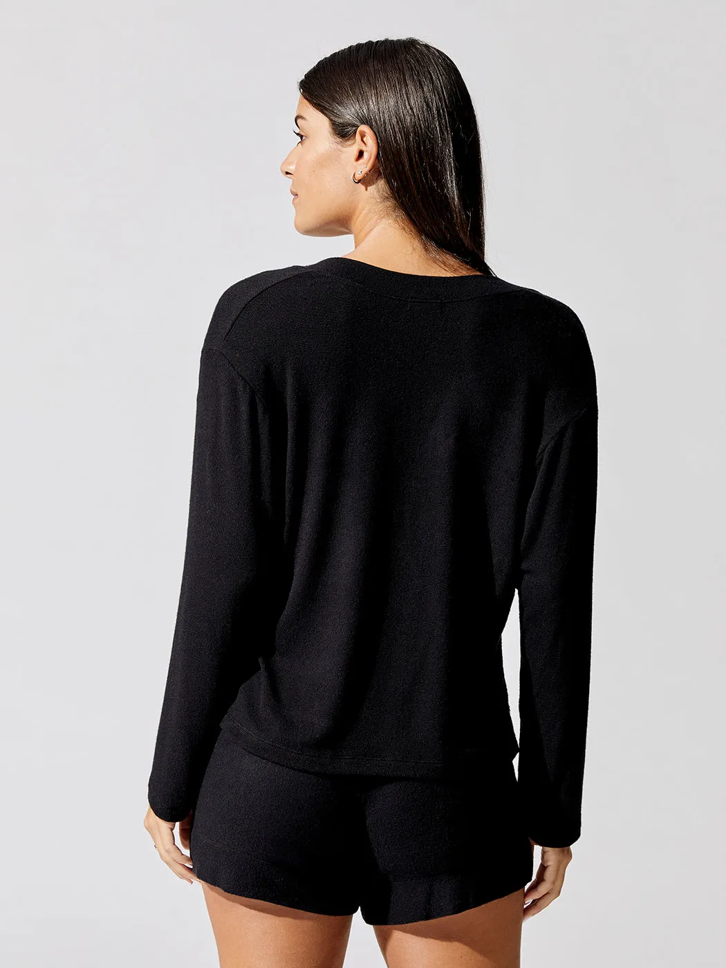 Lori V Neck - Black