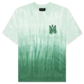 MA Logo Dip Dye Tee - Mineral Green