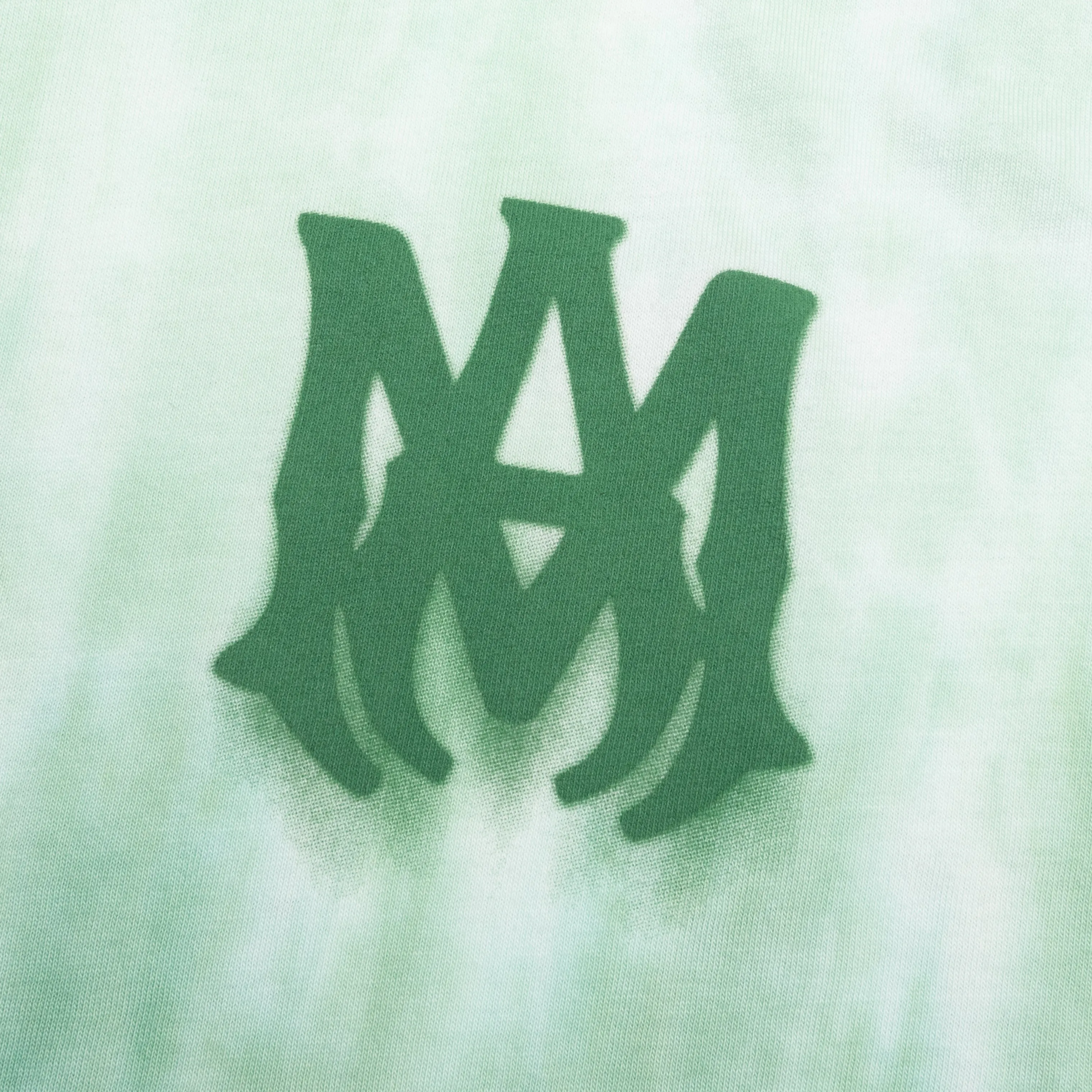 MA Logo Dip Dye Tee - Mineral Green