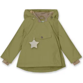 Mini A Ture Wang Fleece Lined Winter Jacket, Mosstone