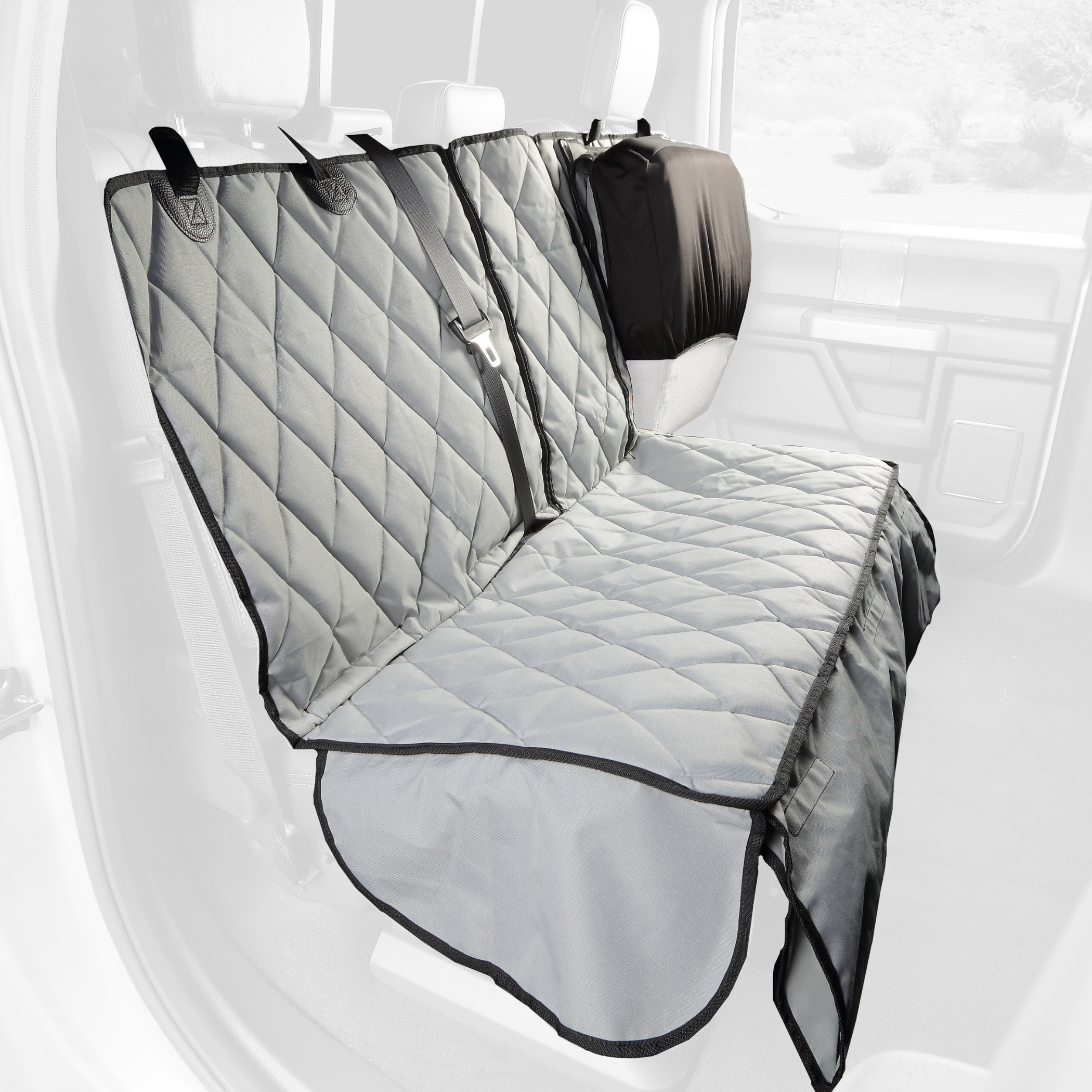 Multi-Function Crew Cab Truck Seat Cover with Hammock