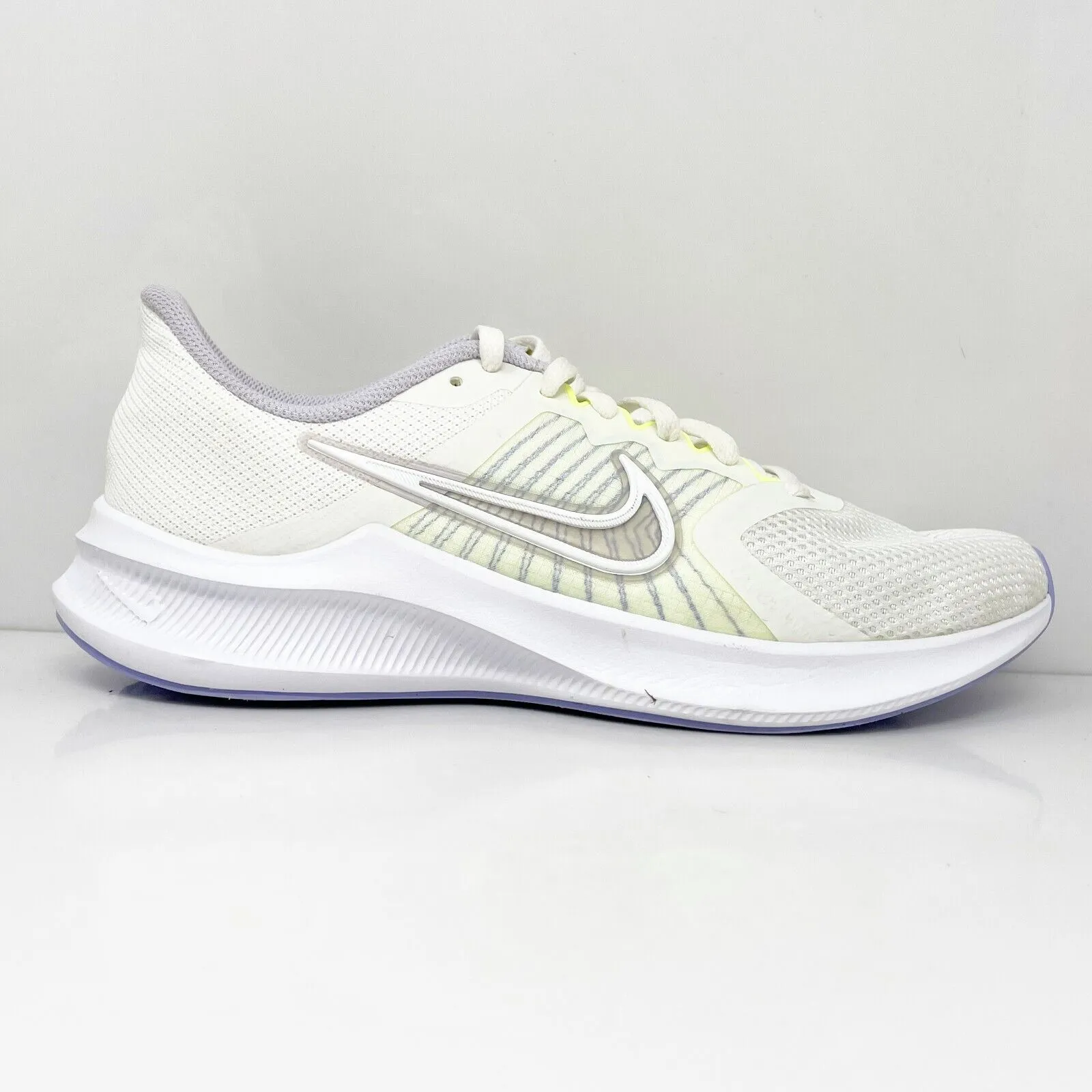 Nike Womens Downshifter 11 CW3413-102 White Running Shoes Sneakers Size 9.5