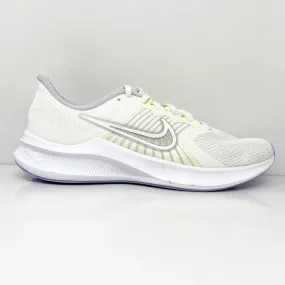 Nike Womens Downshifter 11 CW3413-102 White Running Shoes Sneakers Size 9.5