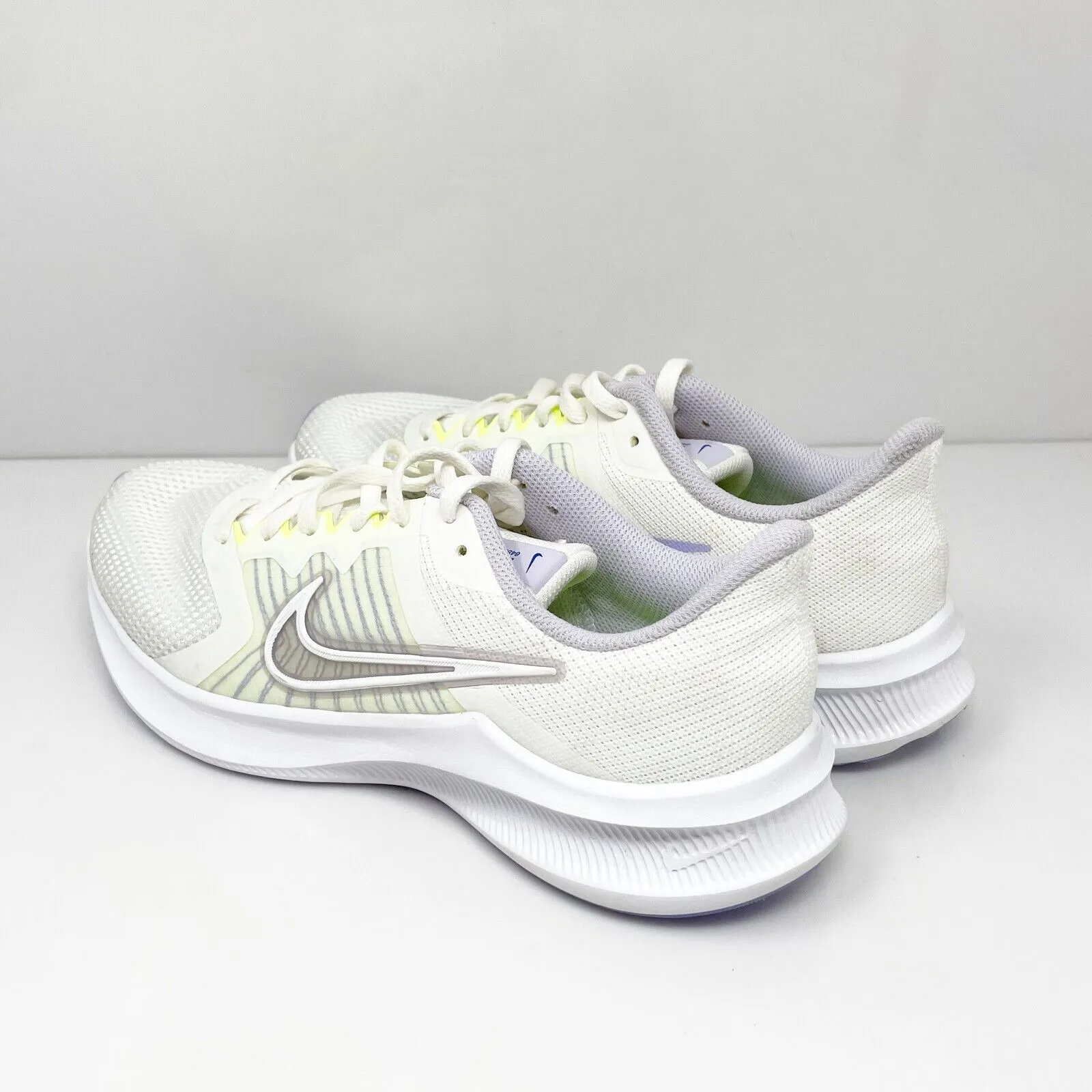 Nike Womens Downshifter 11 CW3413-102 White Running Shoes Sneakers Size 9.5