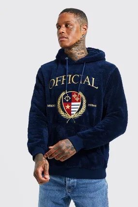 Official Crest Embroidered Borg Hoodie