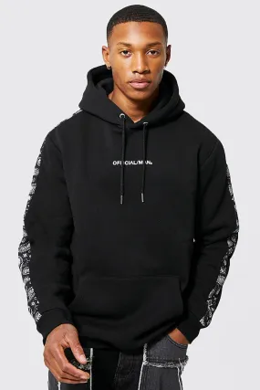 Official Man Panelled Hoodie