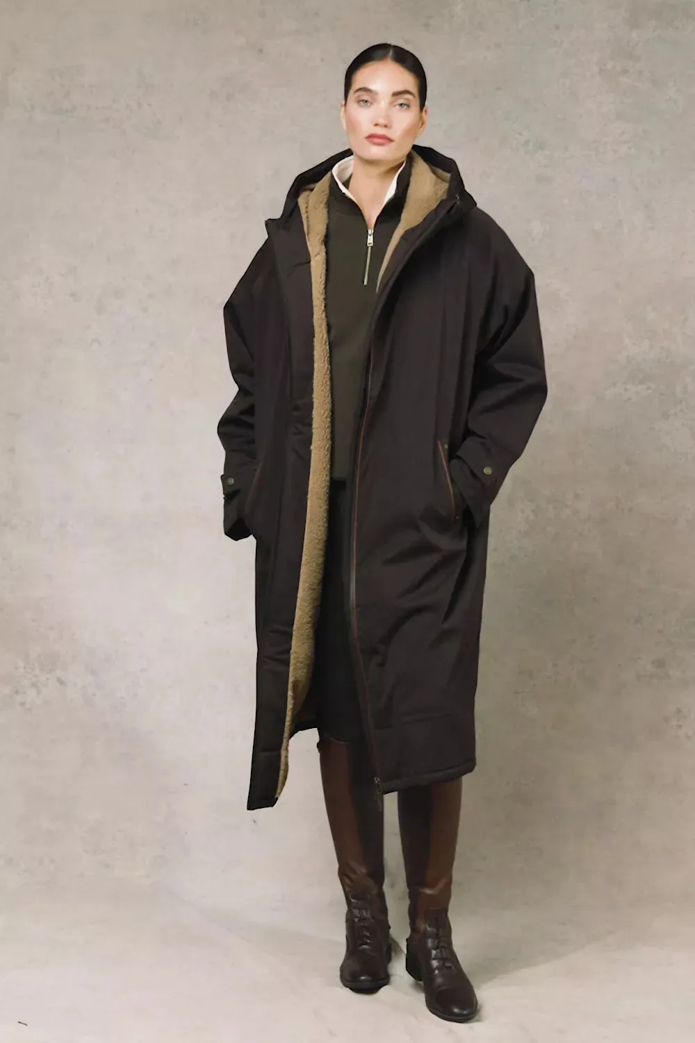 One-Size Waterproof Coat (Chocolate)