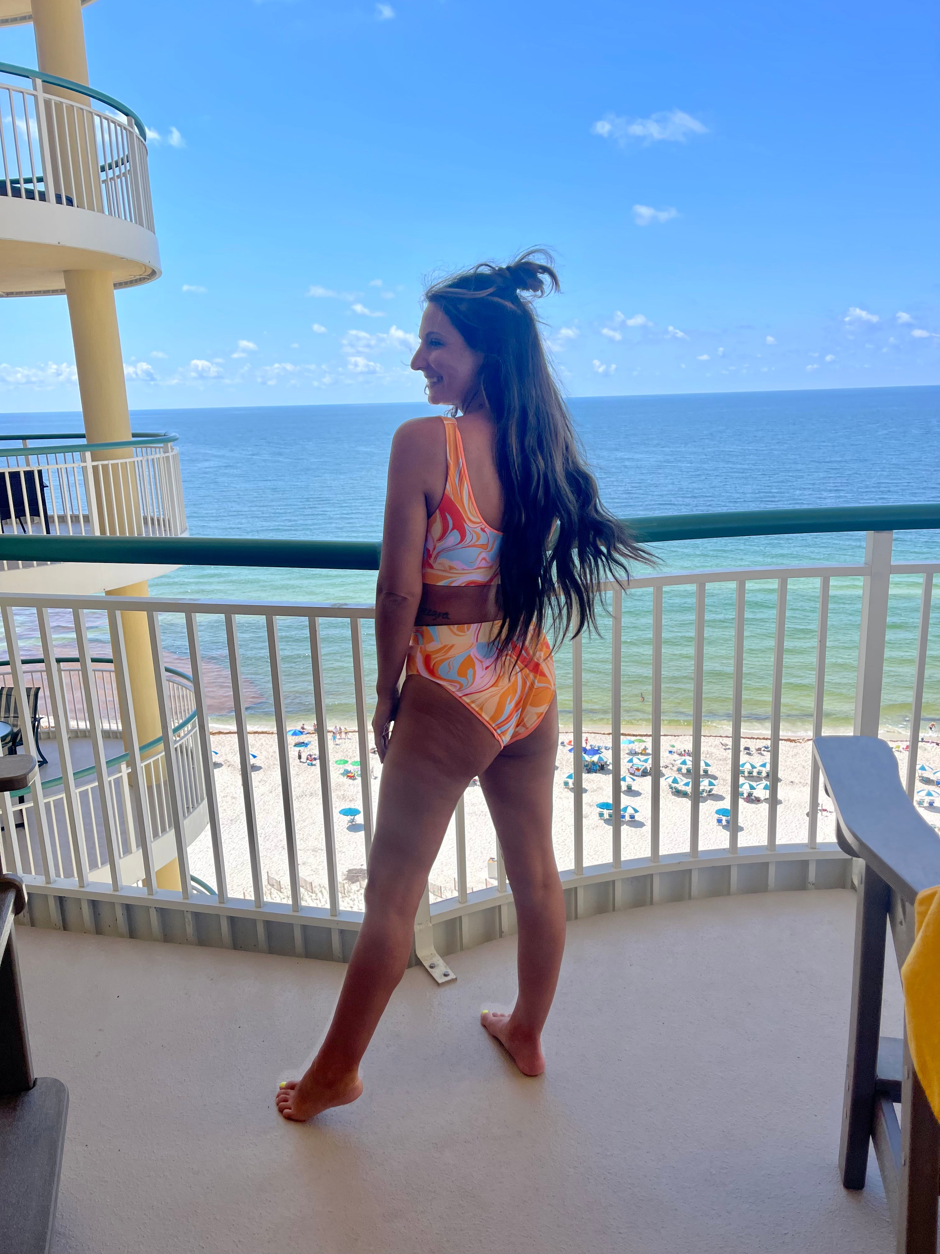 Orange Two Piece